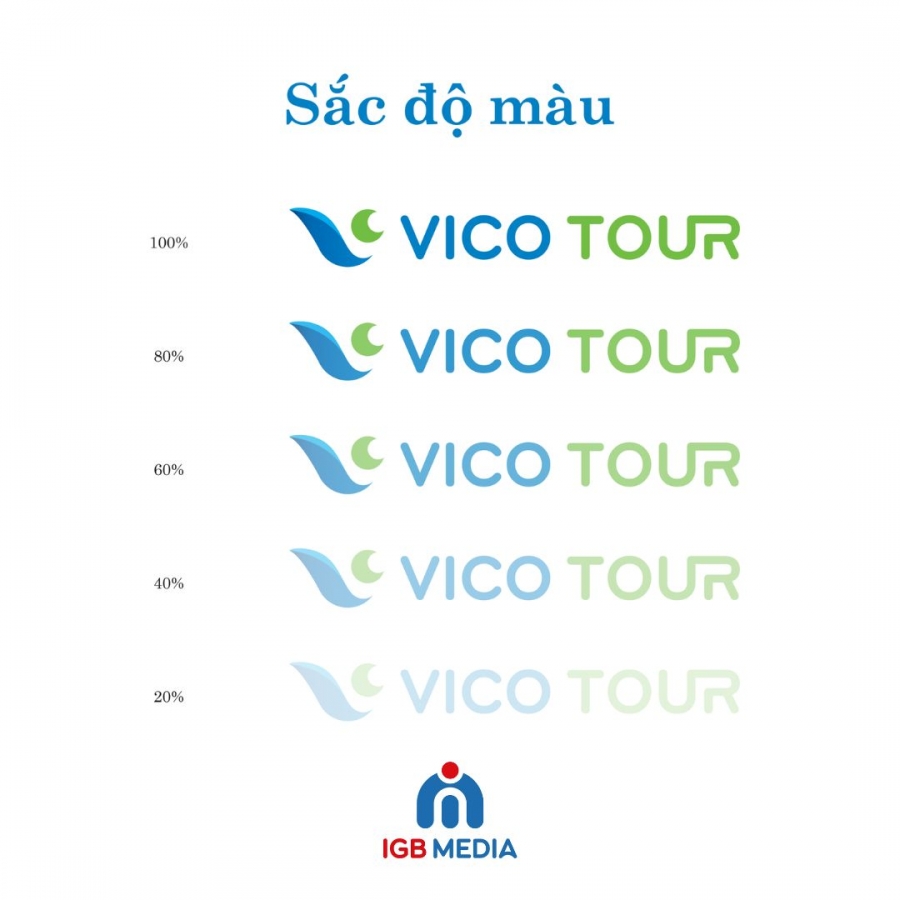 Thiết kế nhận diện thương hiệu Vico tour