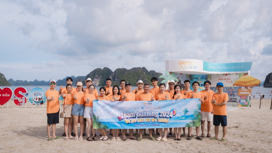 Hình ảnh hoạt động team building của IGB Group