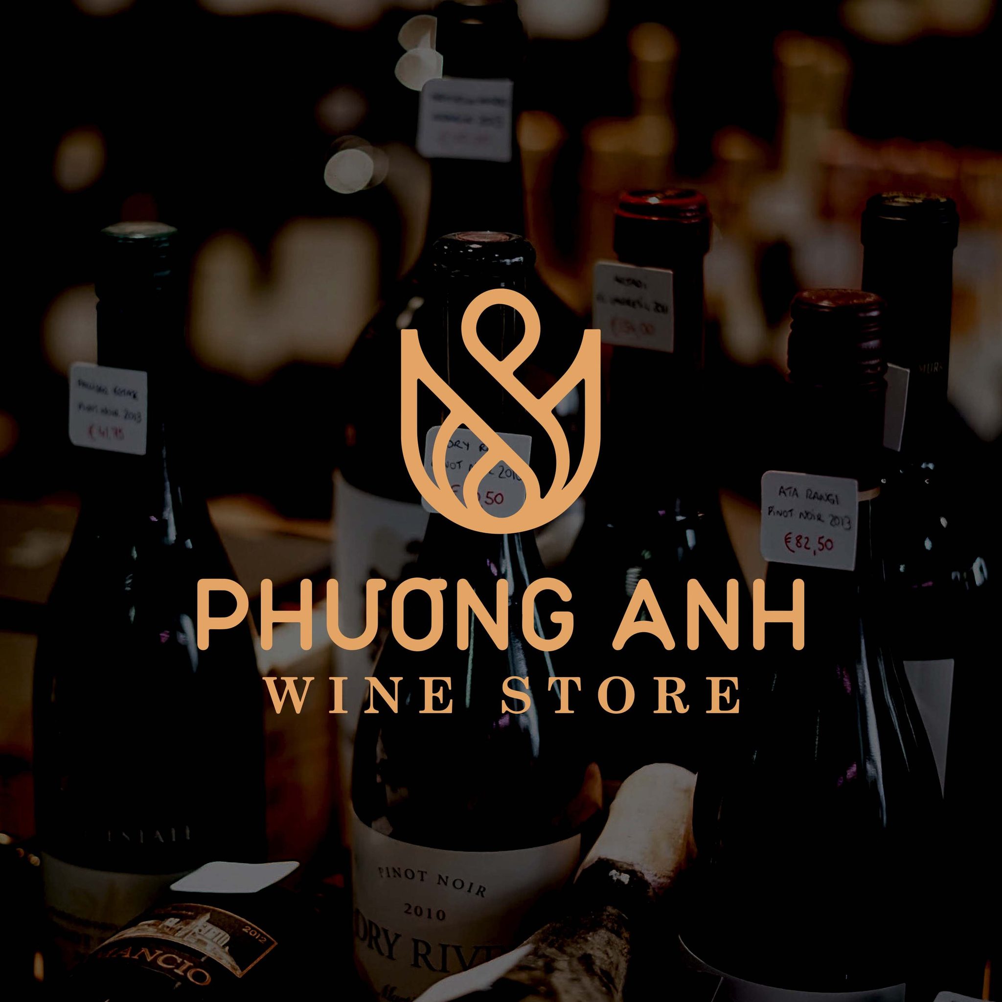 Phương Anh Wine Store - Bộ nhận diện thương hiệu sang trọng, đẳng cấp